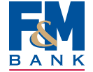 F&M Bank logo