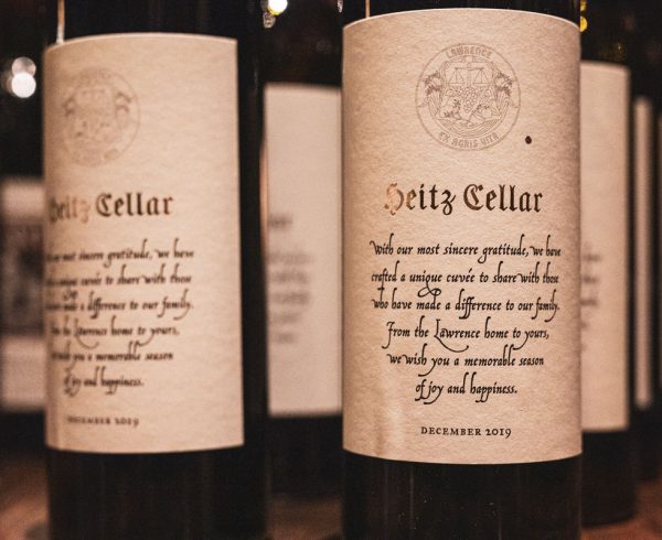 Heitz Cellar wine bottles