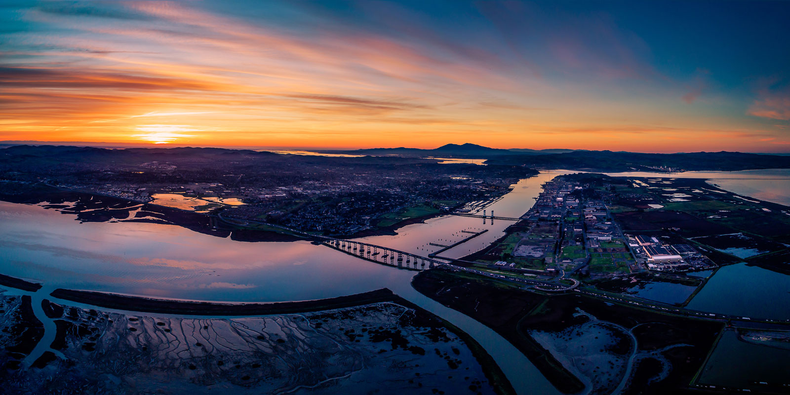 Mare Island at dusk