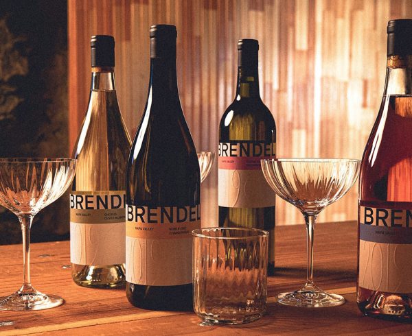 Brendel wine and glasses