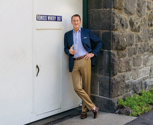 Gaylon Lawrence at his flagship estate, the famed Heitz Cellar. (Aaron Wojack)