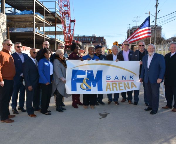 F&M Bank Arena celebration