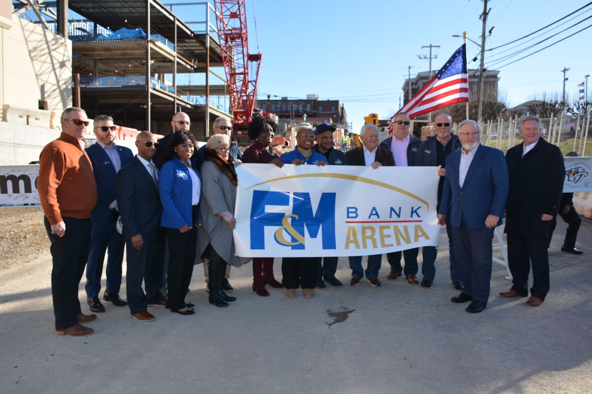 F&M Bank Arena celebration