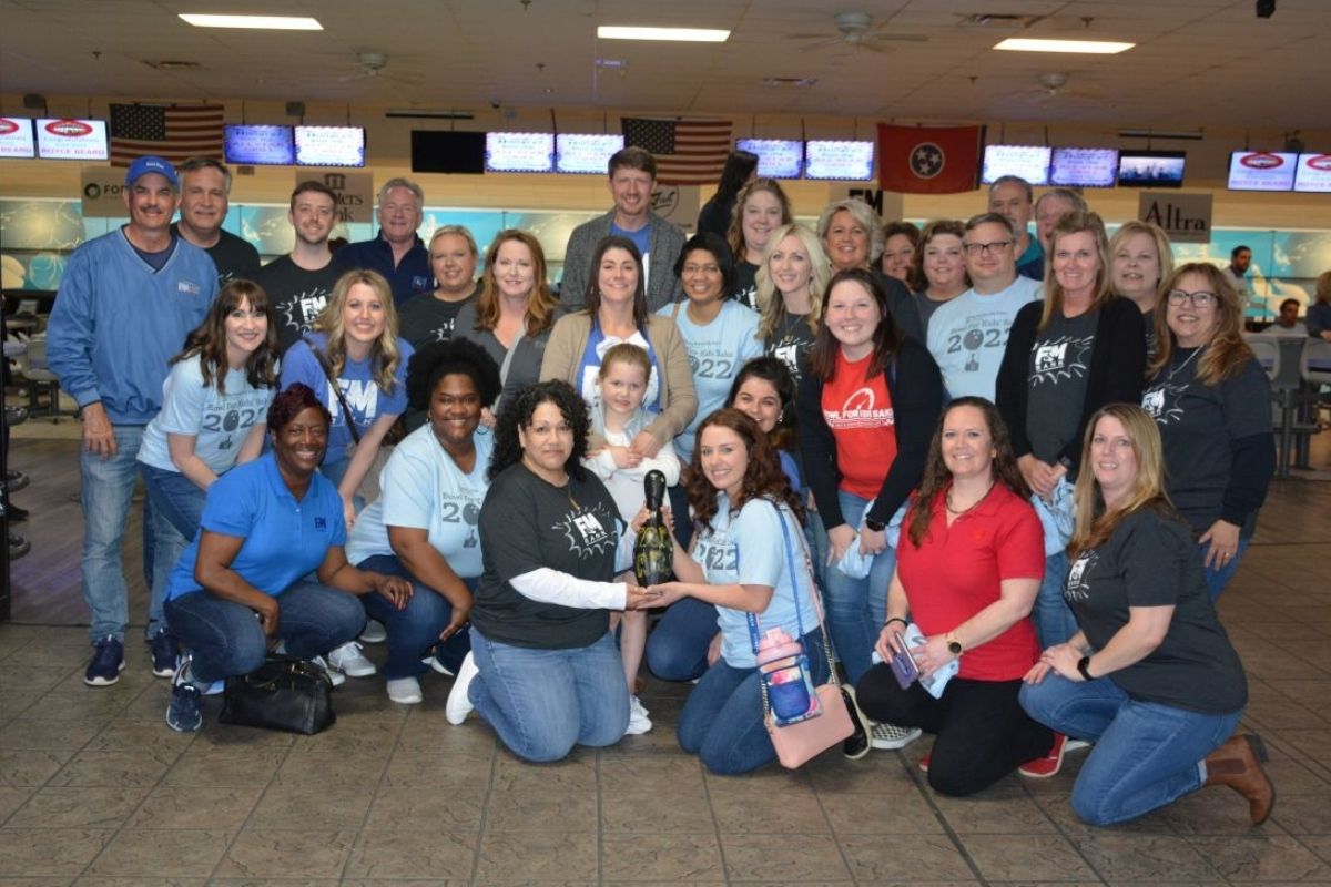 F&M Bank Bowlers group photo