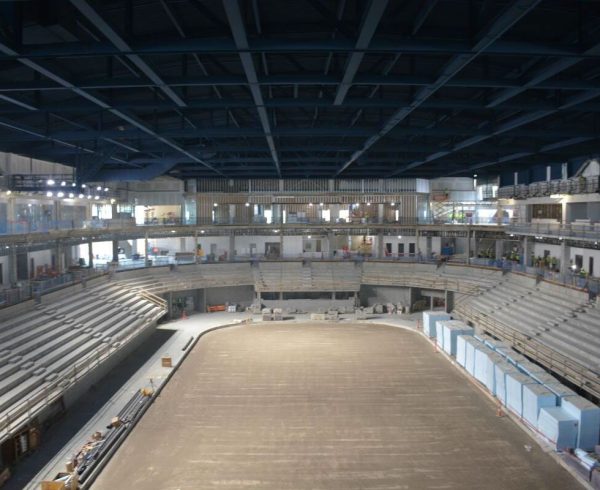 F&M Bank Arena construction progress