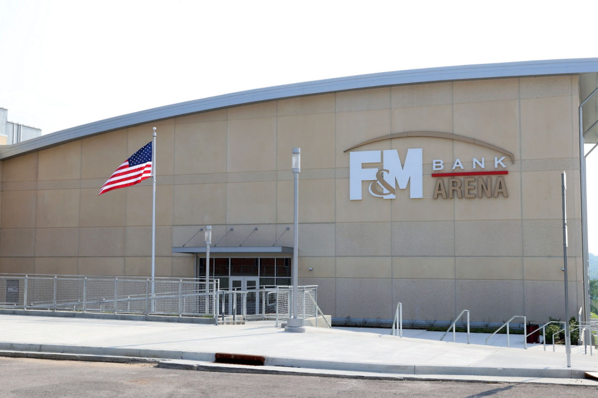 FM Bank Arena exterior