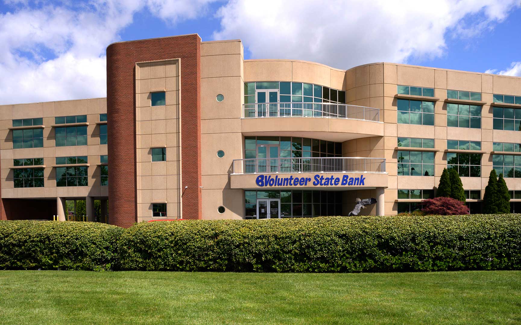 Exterior photo of Volunteer State Bank headquarters.