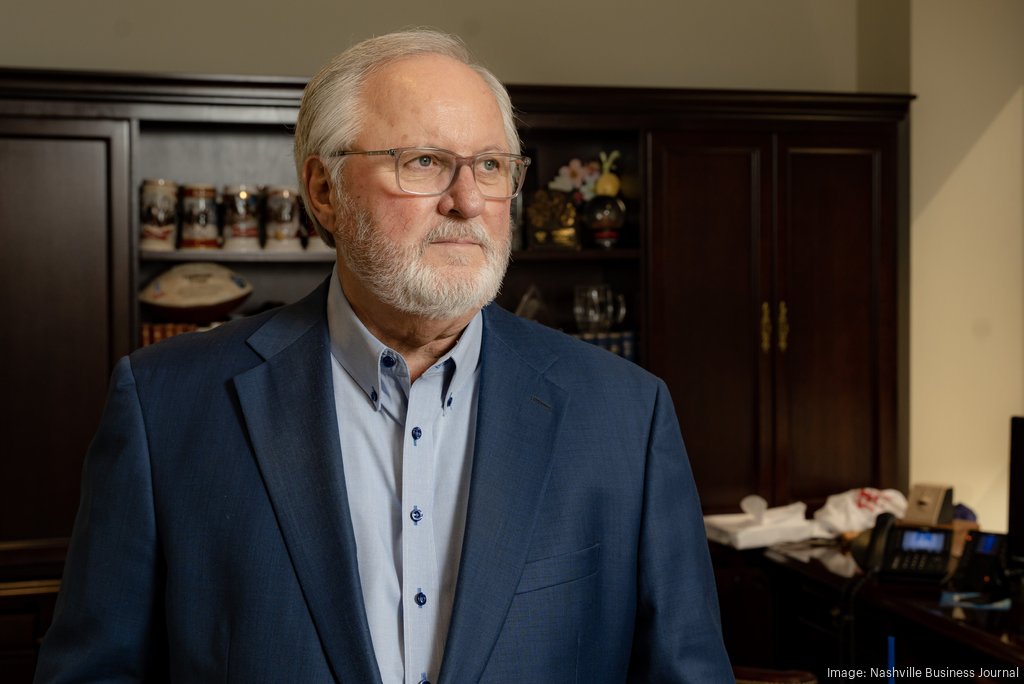 Sammy Stuard in his office.